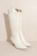 Load image into Gallery viewer, SAMARA-EMBROIDERY WESTERN KNEE HIGH BOOTS
