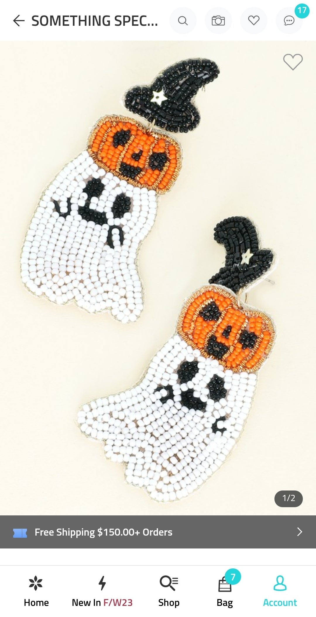 Pumpkin Ghost Earrings