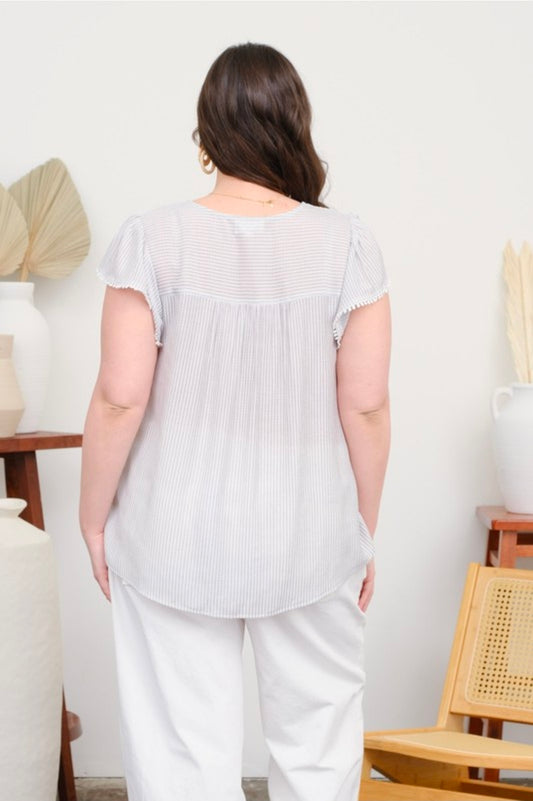 Slate & Stripe Relaxed Top