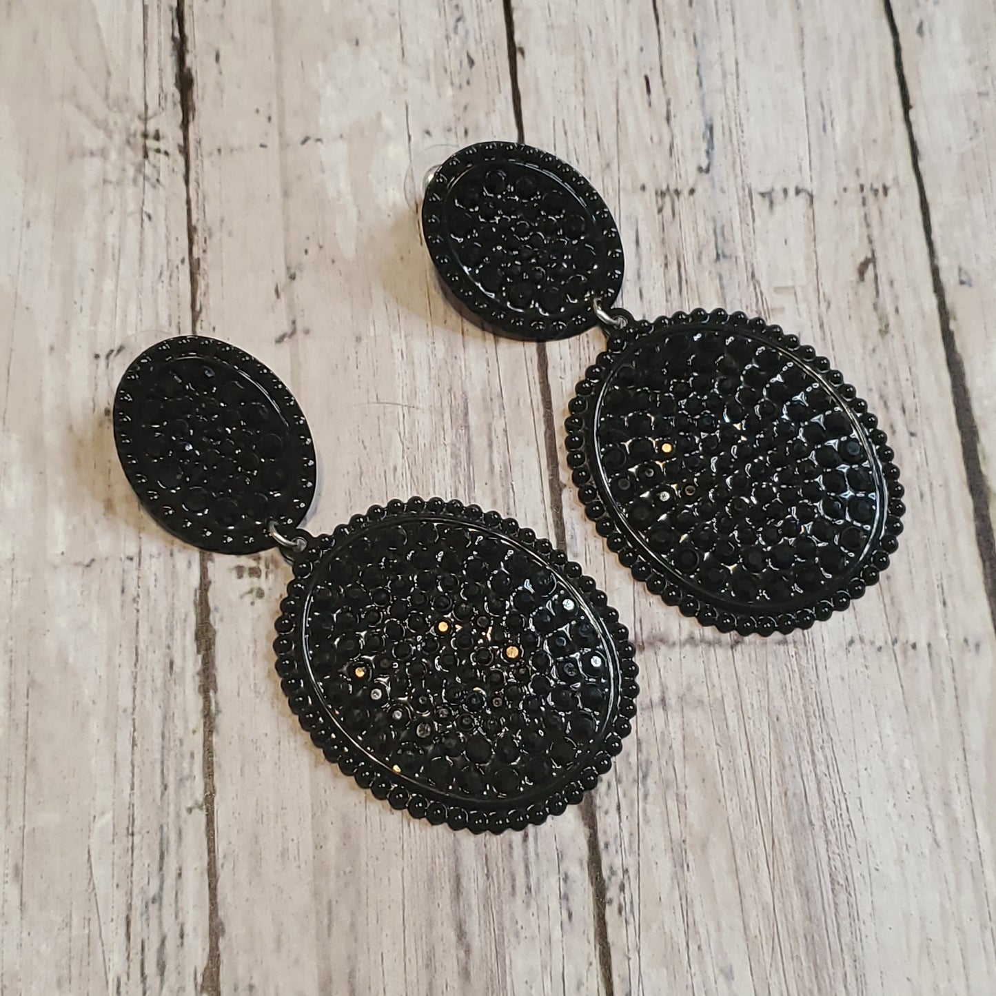 Black Dazzle Earrings