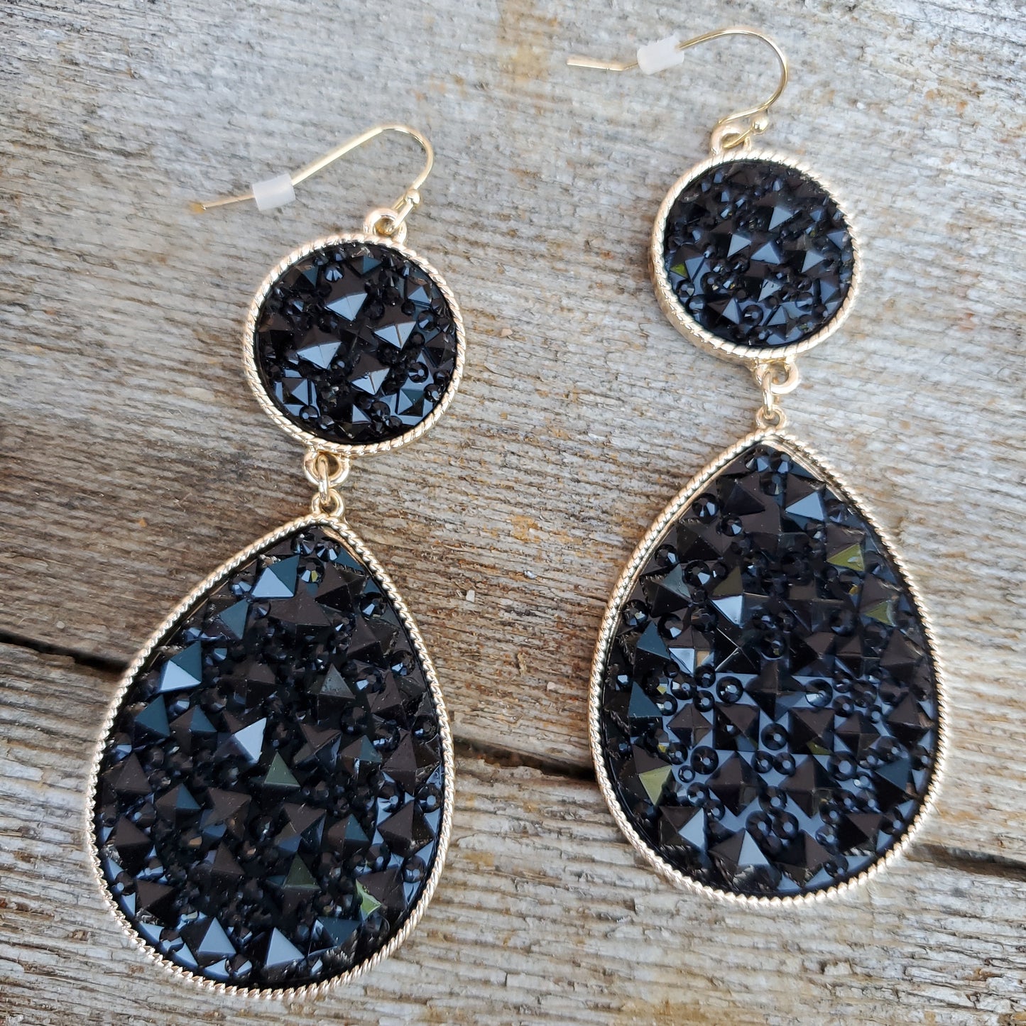 Druzy Teardrop Earrings