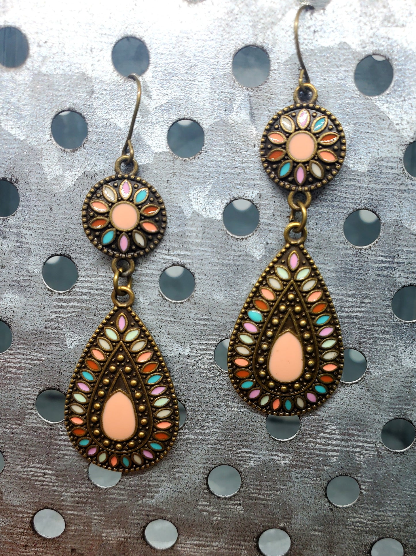 Salmon Earrings