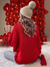 Load image into Gallery viewer, LOVE Turtleneck Batwing Sleeve Sweater