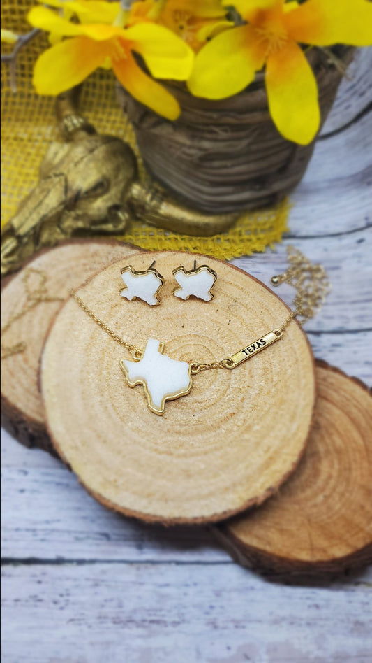 Texas Necklace & Earring Set