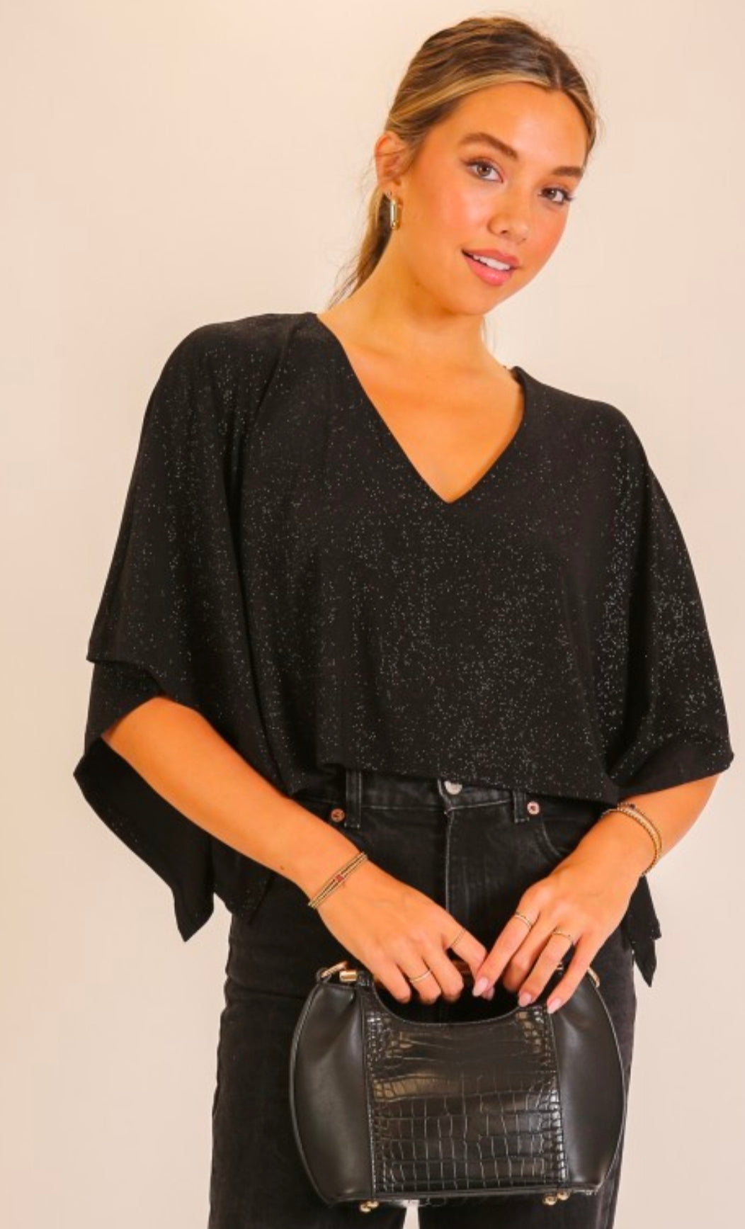 Shimmer Ponch Top