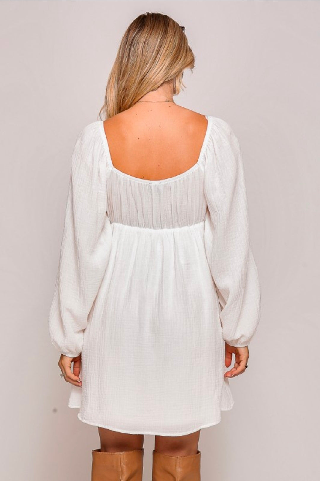 White Pocket Dress