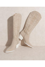 Load image into Gallery viewer, SAMARA-EMBROIDERY WESTERN KNEE HIGH BOOTS
