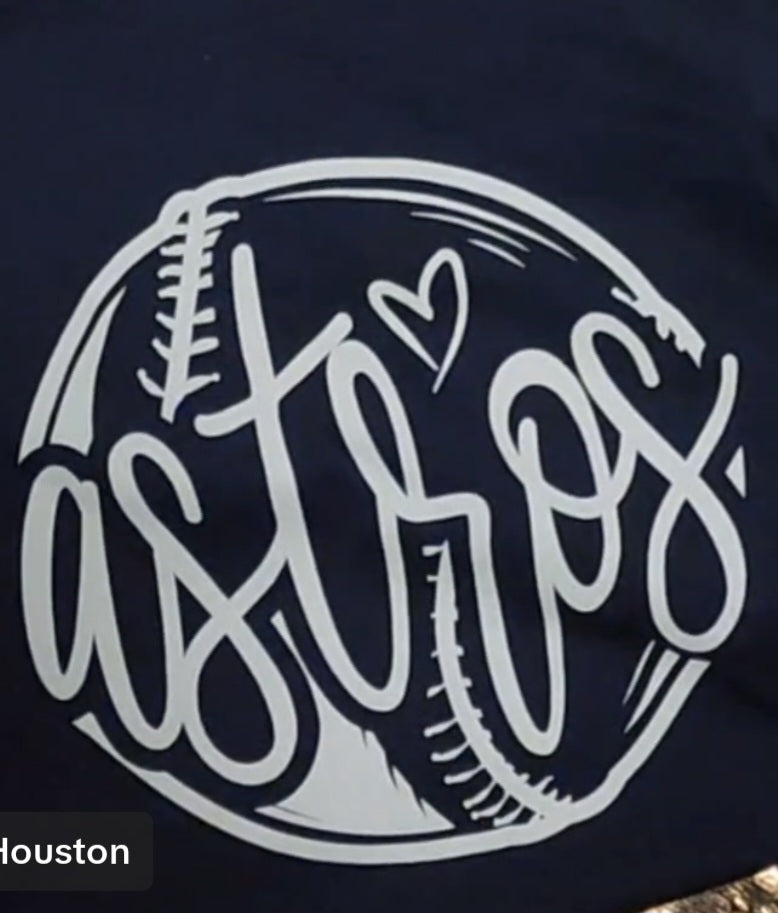 Astros Tee white