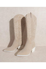 Load image into Gallery viewer, SAMARA-EMBROIDERY WESTERN KNEE HIGH BOOTS
