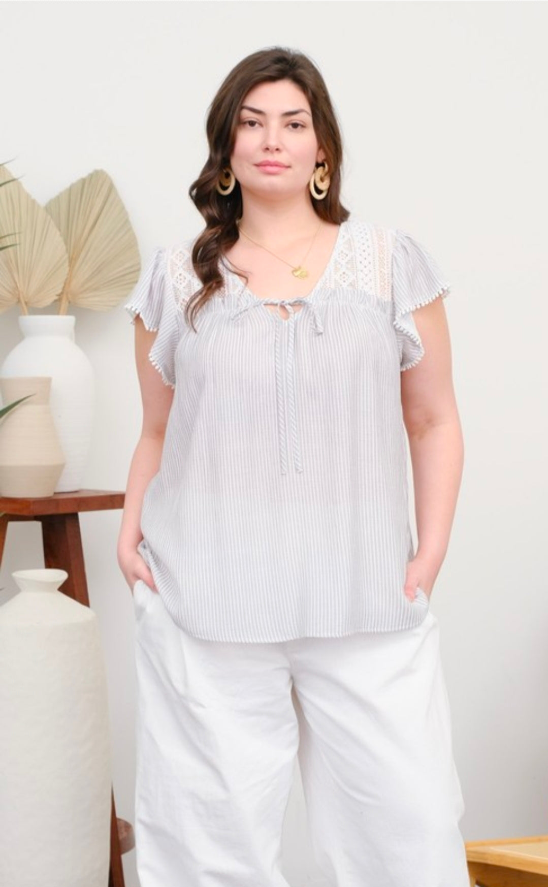 Slate & Stripe Relaxed Top