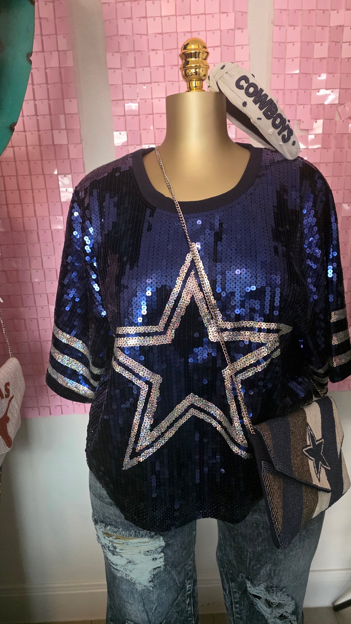 Sequin Crops