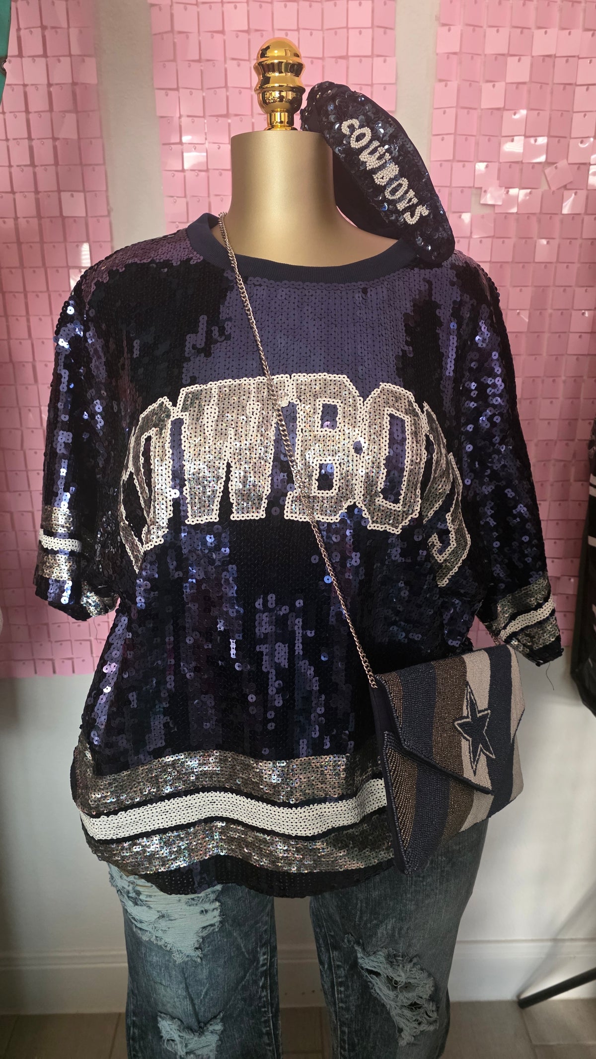 Sequin Crops