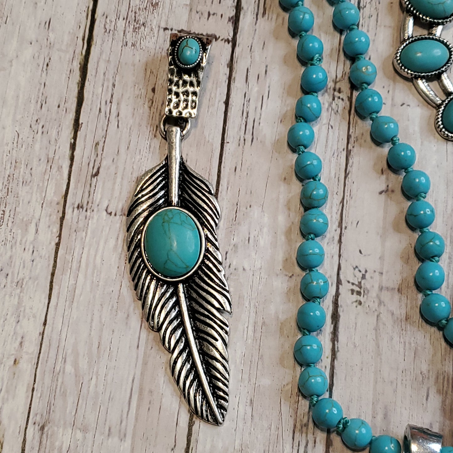 Feather Necklace Charm