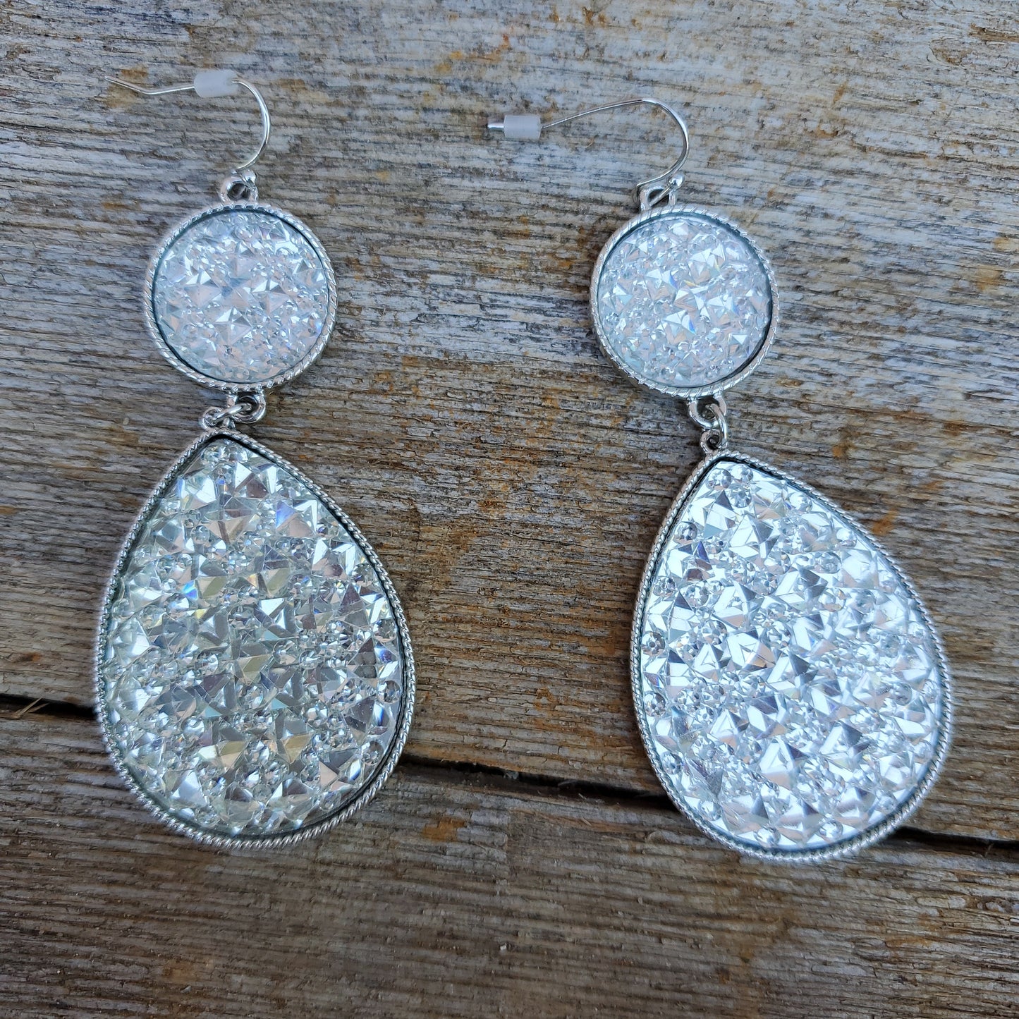 Druzy Teardrop Earrings