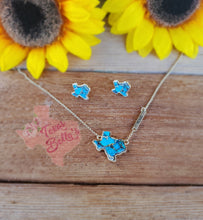 Load image into Gallery viewer, Texas Necklace &amp; Earring Set
