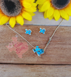 Texas Necklace & Earring Set