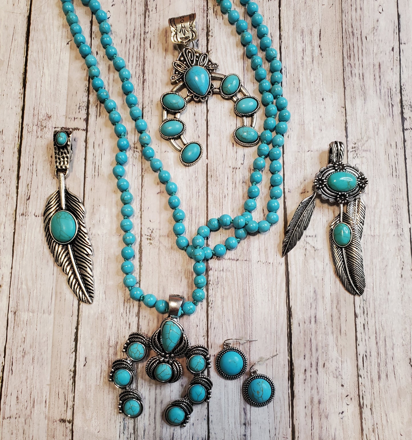 Feather Necklace Charm