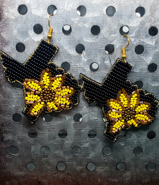 Texas Sunflower Earrings