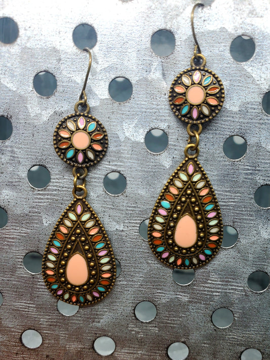 Salmon Earrings