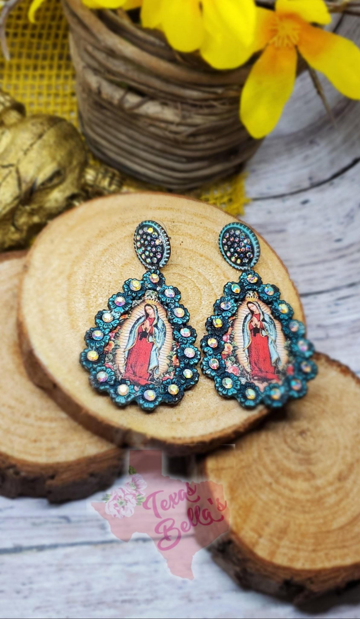 Virgin Mary Earrings