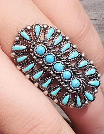 Turquoise Lane Ring