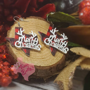 Christmas Texas Earrings