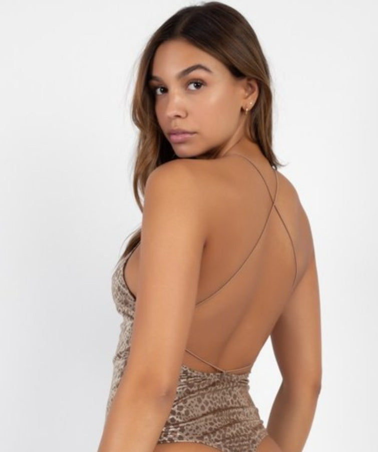 Leopard Shimmy Bodysuit