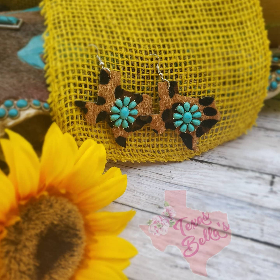 Texas Leopard Earrings